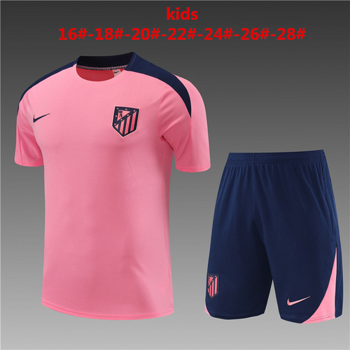 24/25 Atletico Madrid pink Kid Training Kits