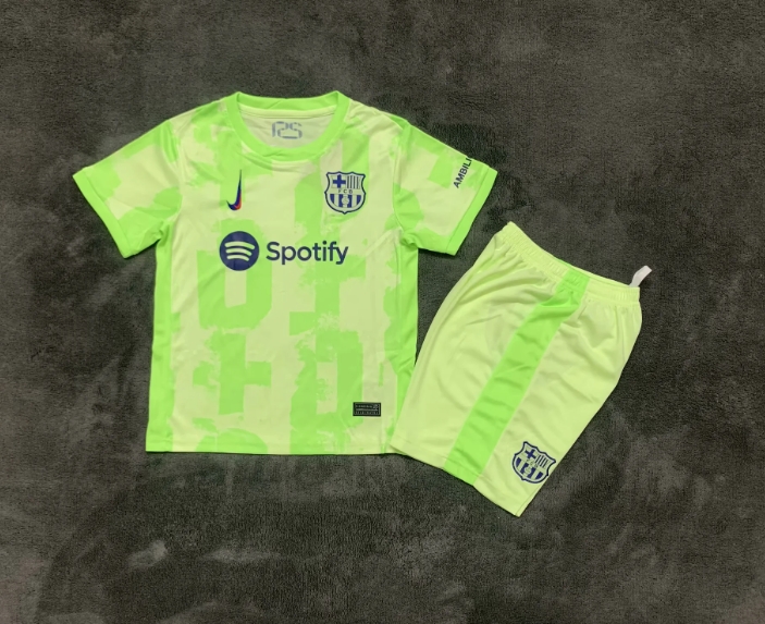 Kids kits 24/25 Barcelona third away