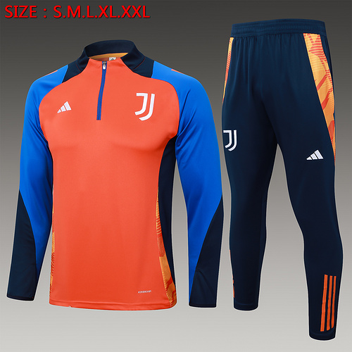 24/25 Juventus Orange half zip Tracksuit