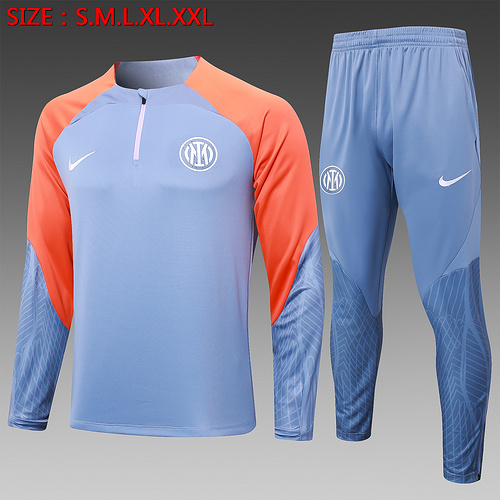 24/25 Inter Milan grey half zip Tracksuit