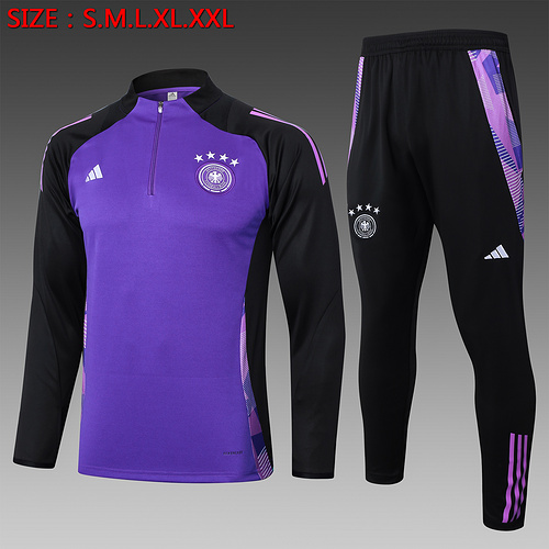 24/25 Germany purple half zip Tracksuit