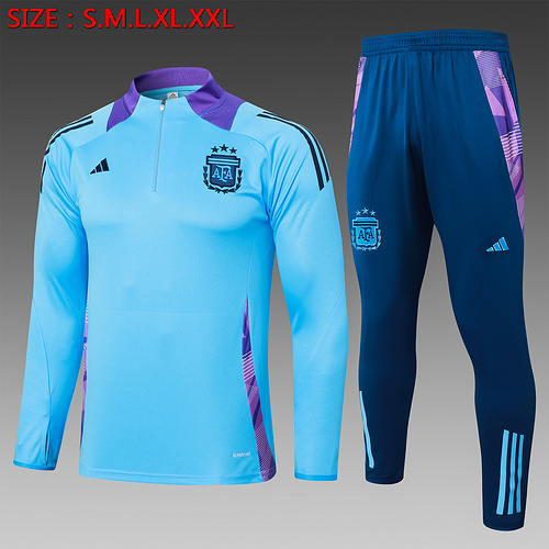 24/25 Argentina light blue half zip Tracksuit