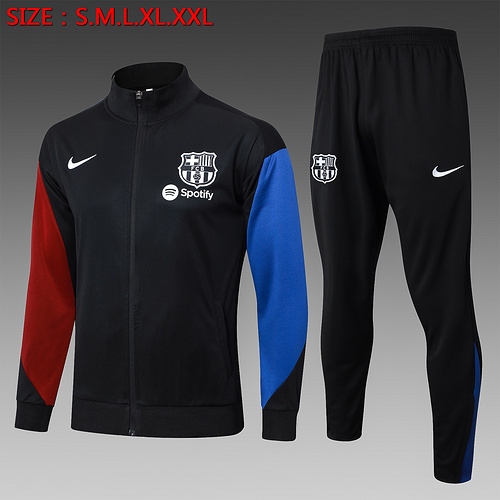 24/25 Barcelona black Jacket Sets