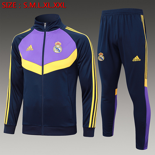 24/25 Real Madrid royal blue Jacket Sets