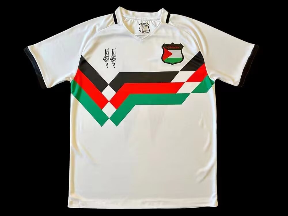 Fans Version 24/25 Palestine Retro tricolor stripe