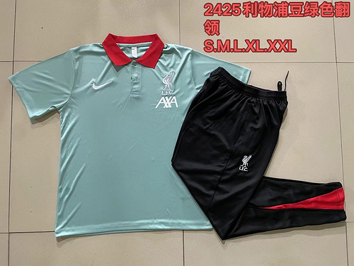 24/25 Liverpool Flip collar bean green