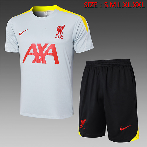  24/25 Liverpool light grey training kits