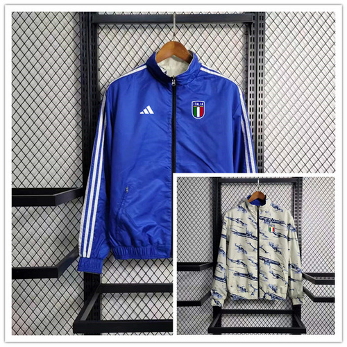 24/25 Italy blue double-sided Windbreaker