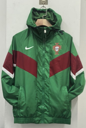 24/25 Portugal green Windbreaker