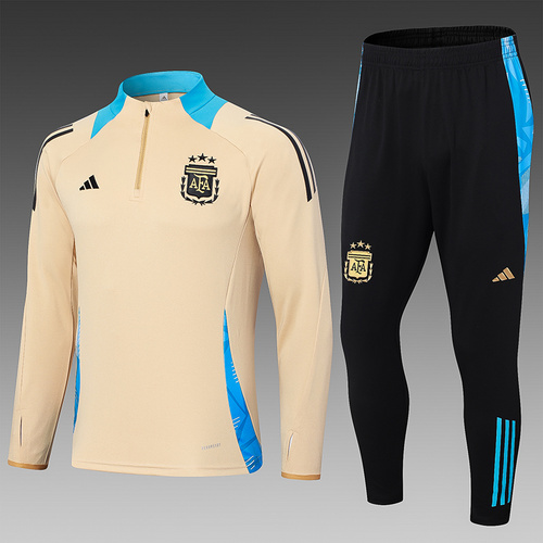 24/25 Argentina khaki half zip Tracksuit