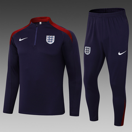 24/25 England purple half zip Tracksuit