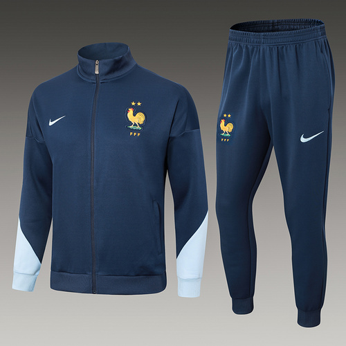 24/25 France royal blue Tracksuit