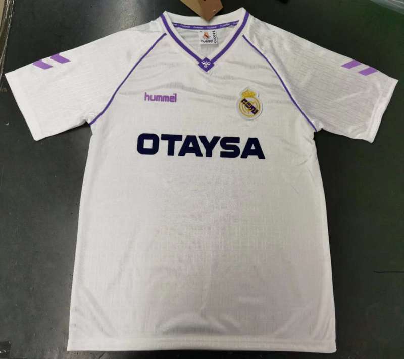  Retro 90/91 Real Madrid Home