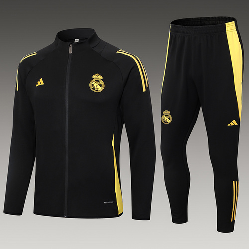 24/25 Real Madrid black Tracksuit