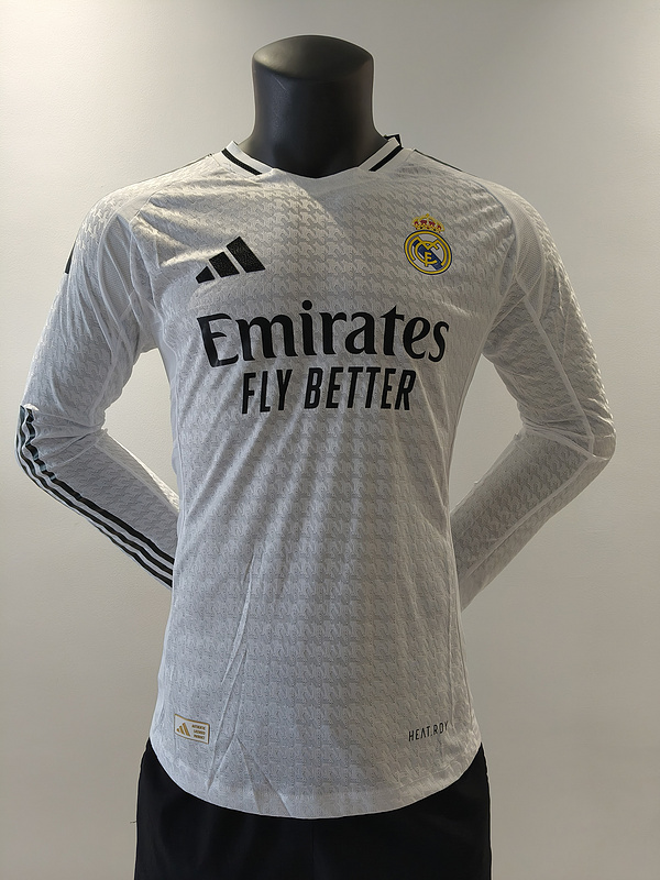 Player Version 24/25 Real Madrid Home Long Sleeve