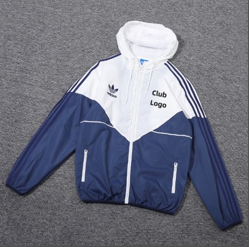 24/25 M-U blue and white Windbreaker