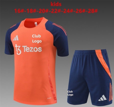 24/25 M-U orange Kid Training Kits