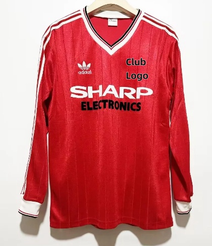  Retro 82/83 M-U home Long sleeve