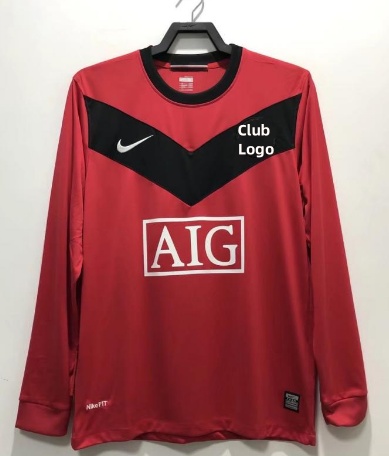 Retro 09/10 M-U Home Long sleeve