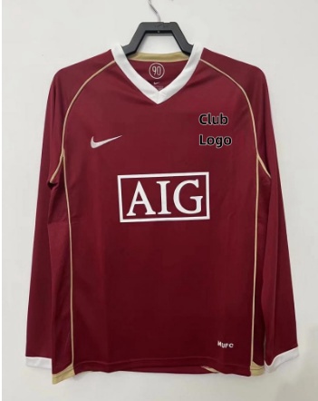 Retro 06/07 M-U Home long sleeve