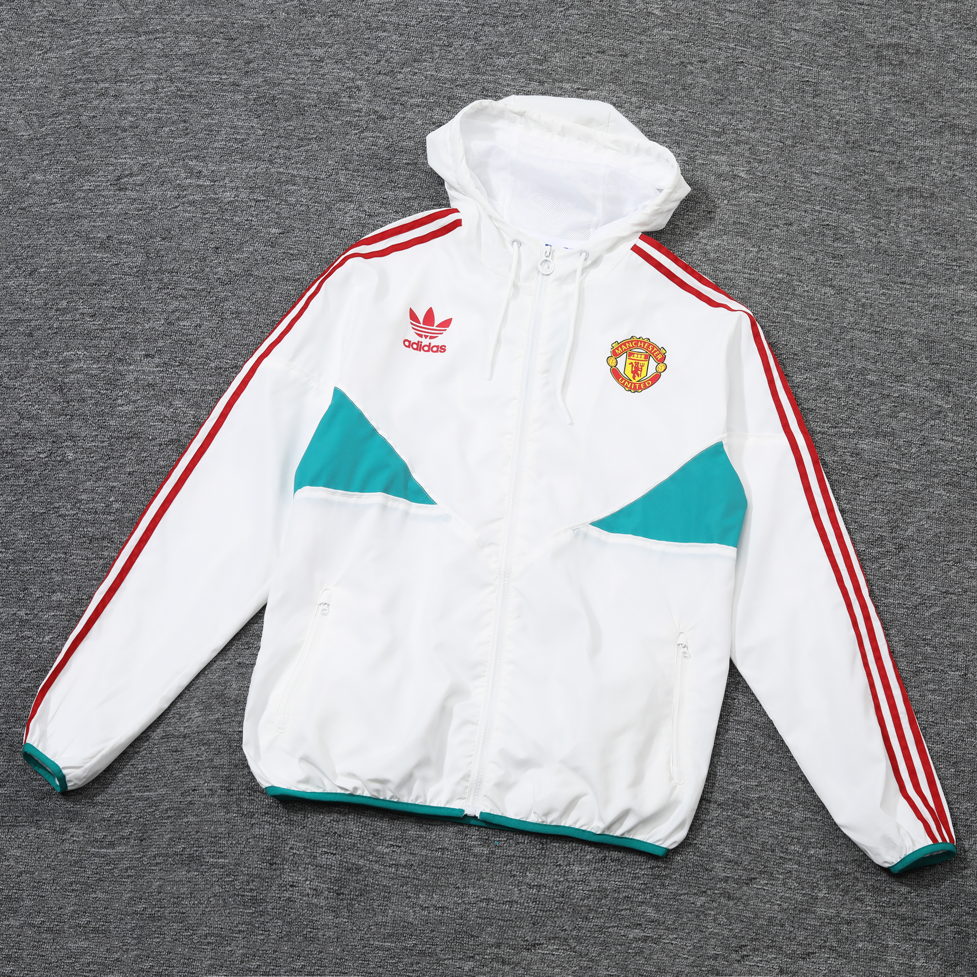 24/25  Manchester United white Windbreaker