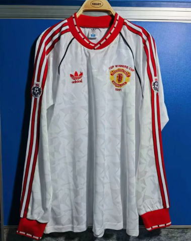 Retro 91/92 Manchester United Away long sleeve