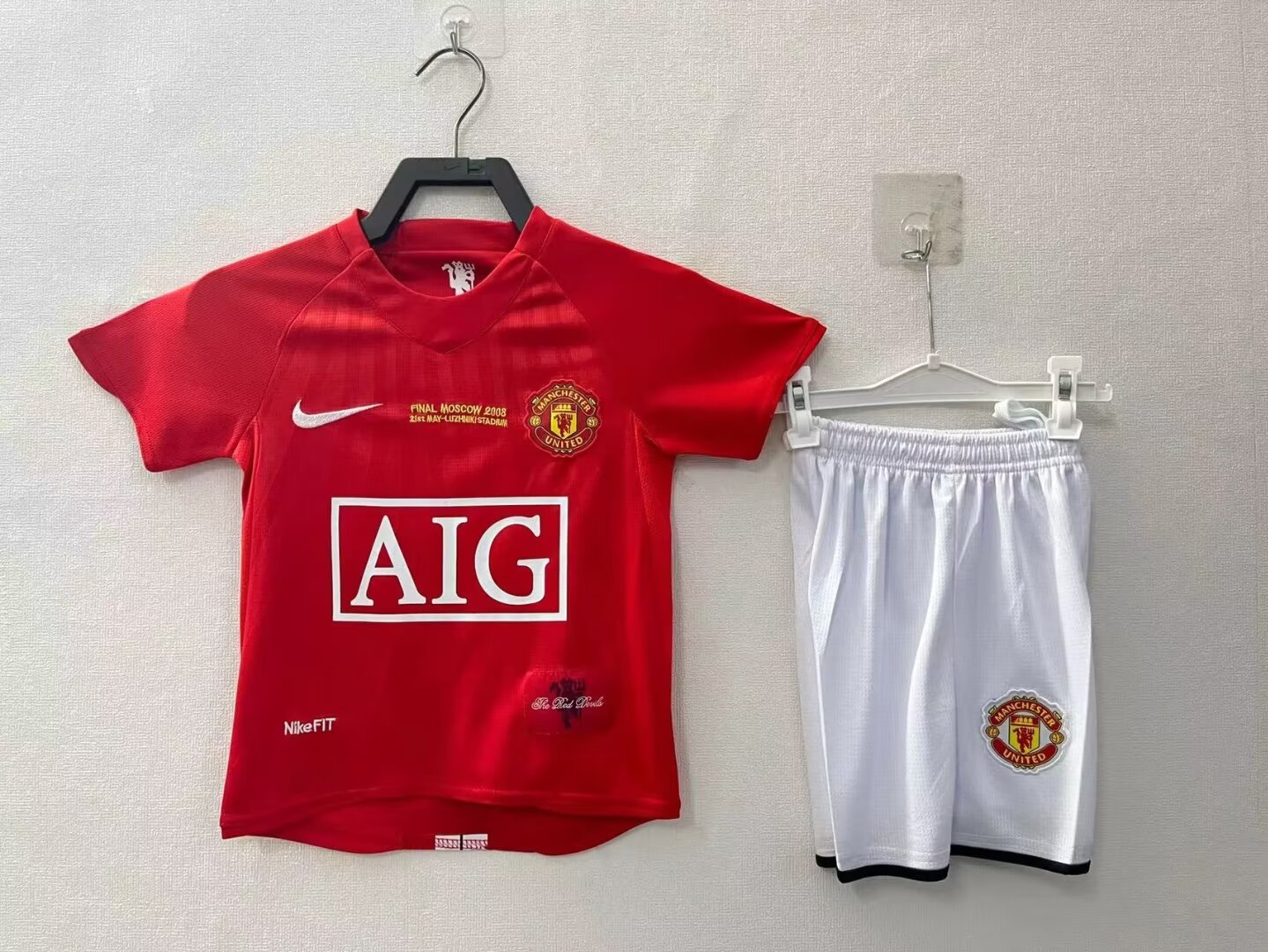 Retro kids kits 07/08 Manchester United Home