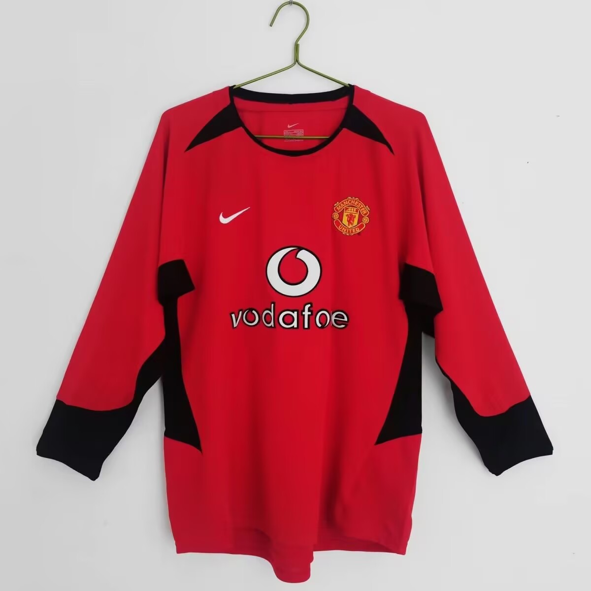 Retro 02/04 Manchester United Home long sleeve