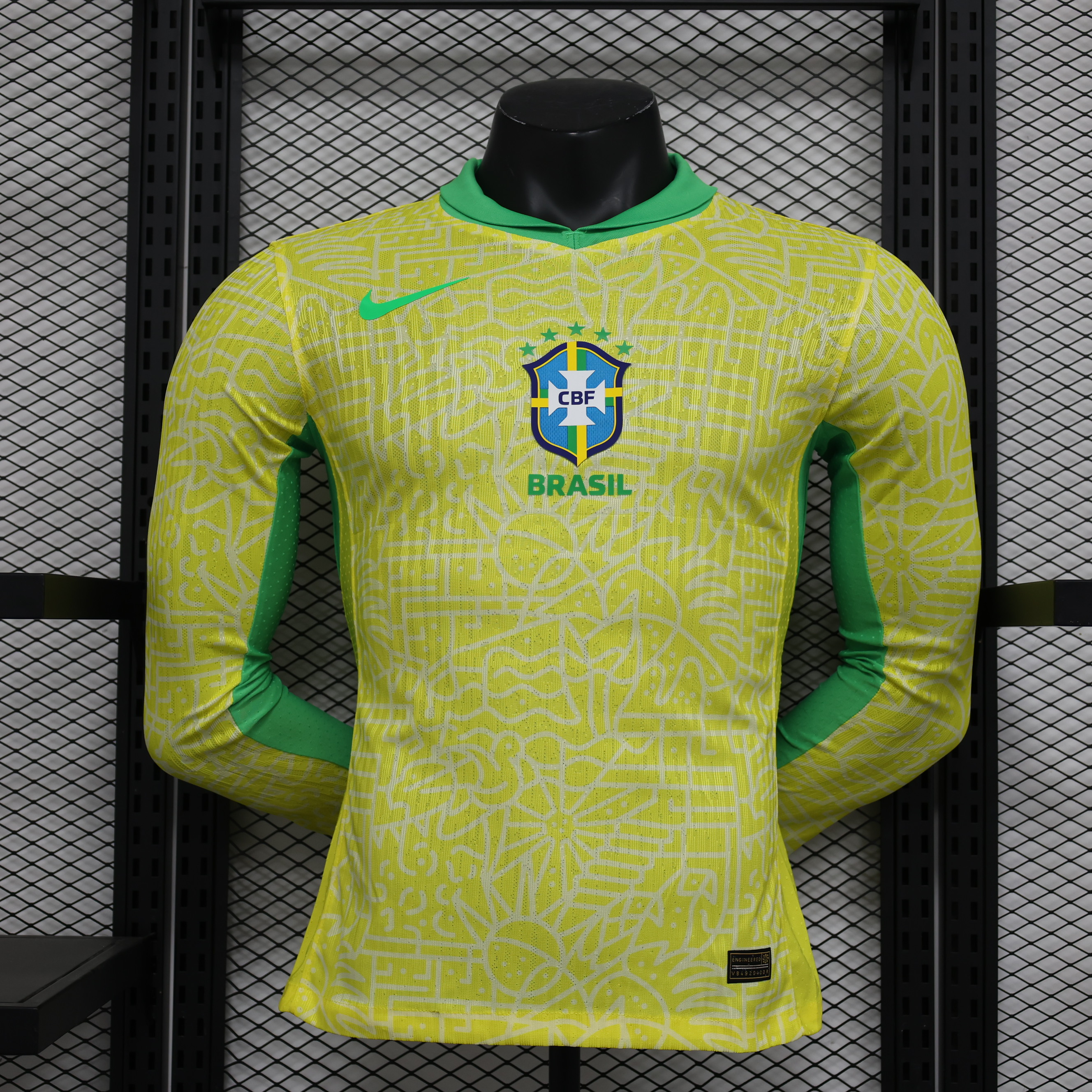 Player version 24/25 Brazil Home Long Sleeve