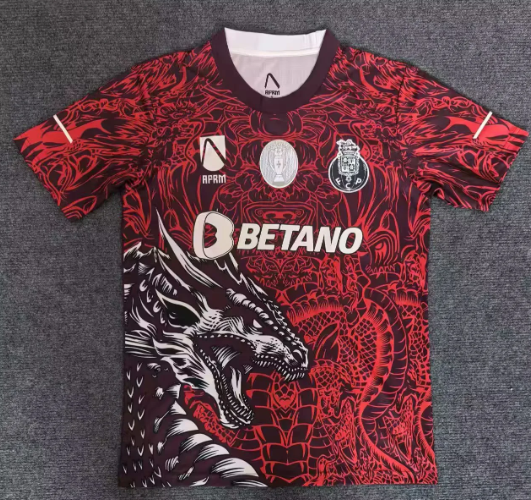 Fans Version25/26Porto special red jerseys