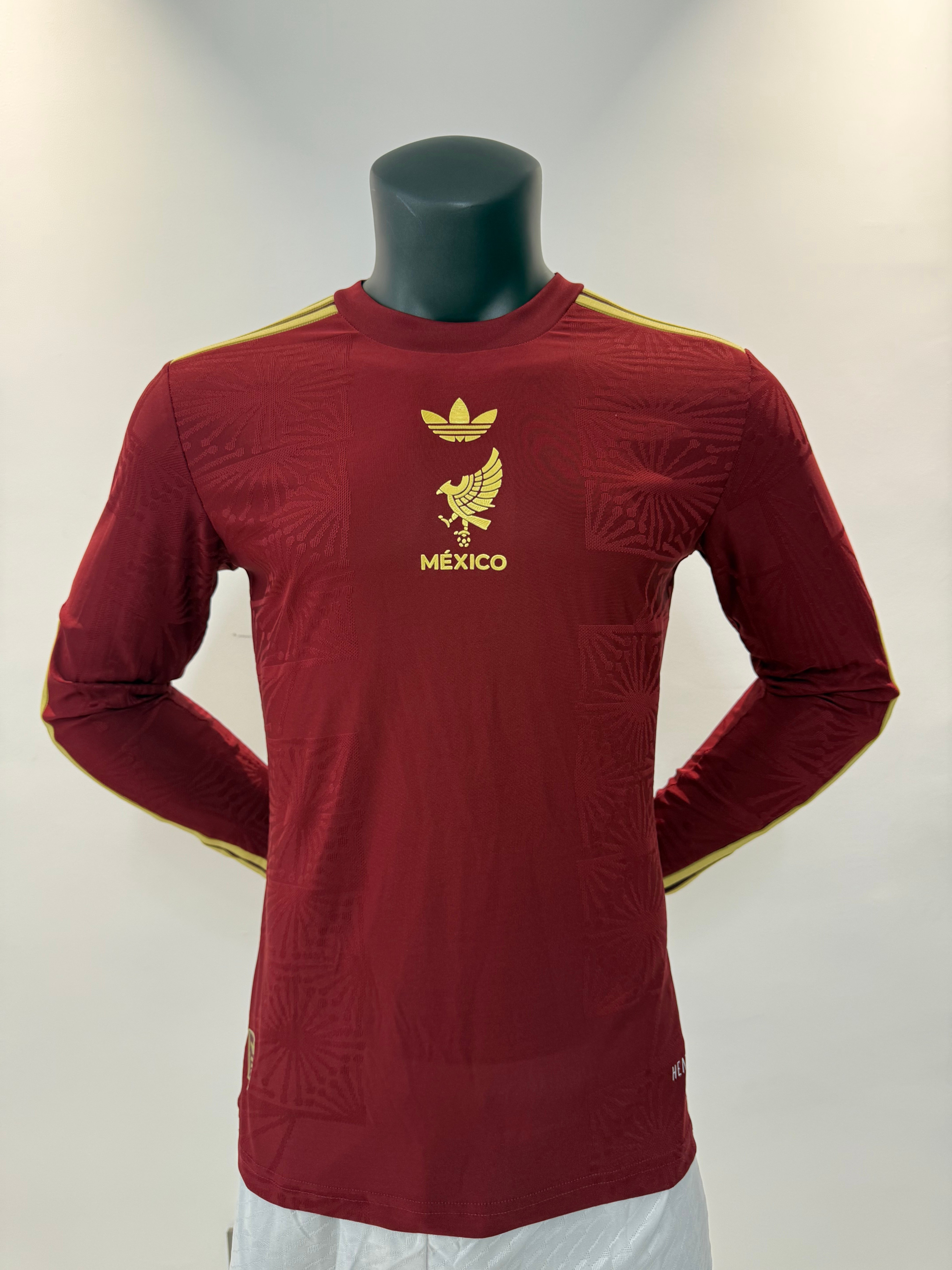 Player Version 25-26 Mexico Gold Cup Red Long Sleeve