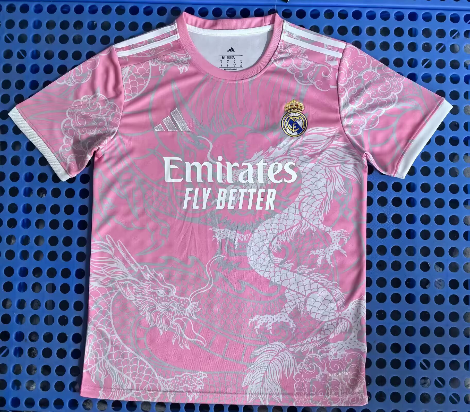 Fans Version 25/26 Real Madrid Dragon Pink Short Sleeve