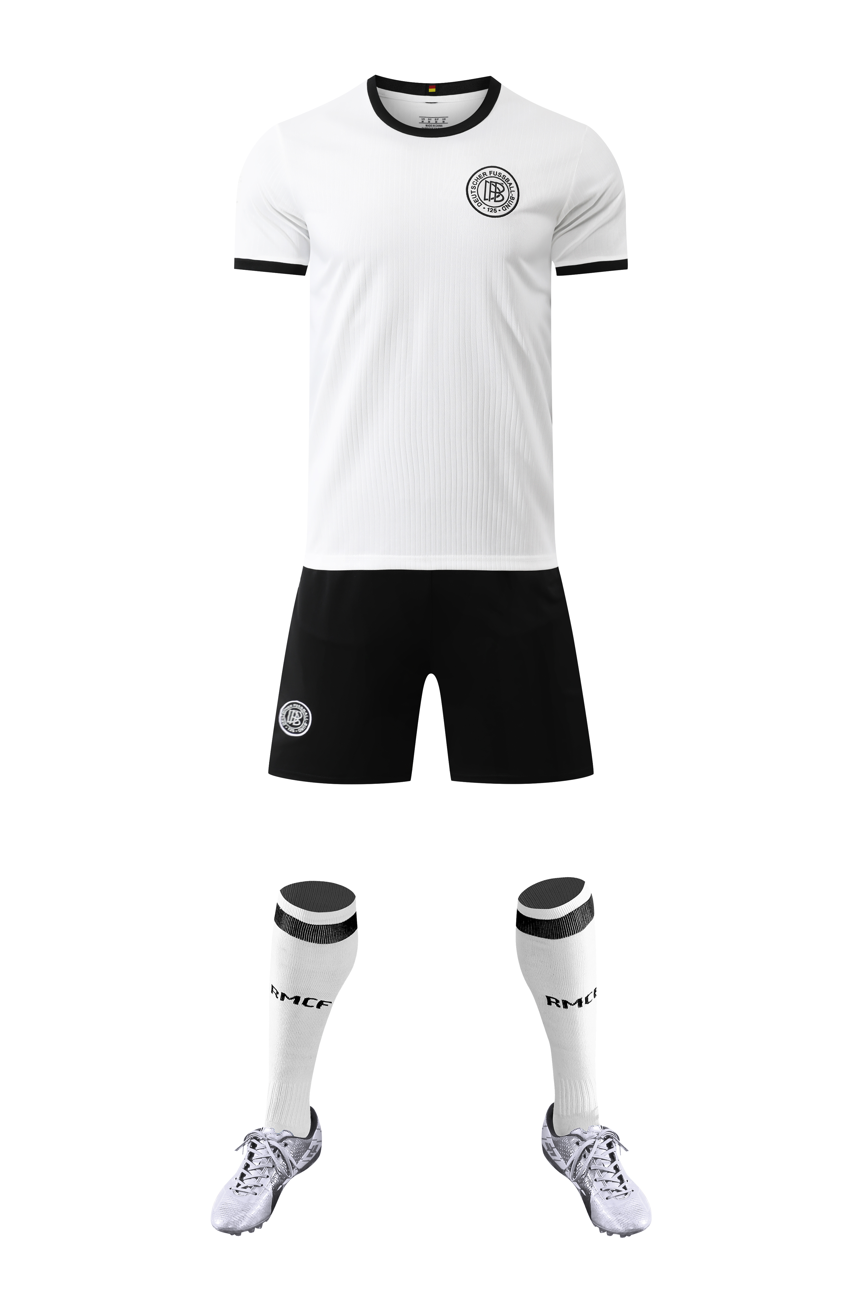 No Brand Logo German commemorative edition white