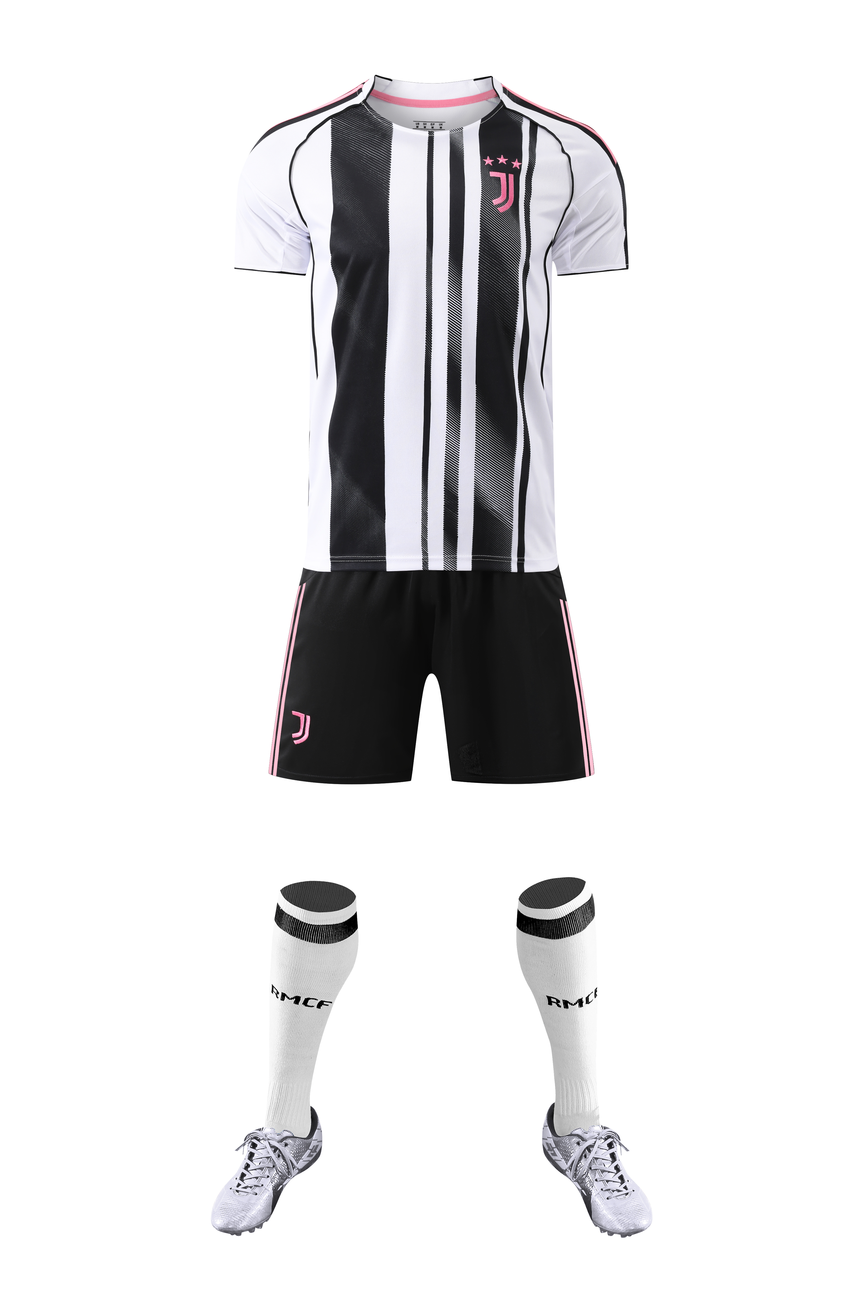 No Brand Logo Juventus' home ground white and black