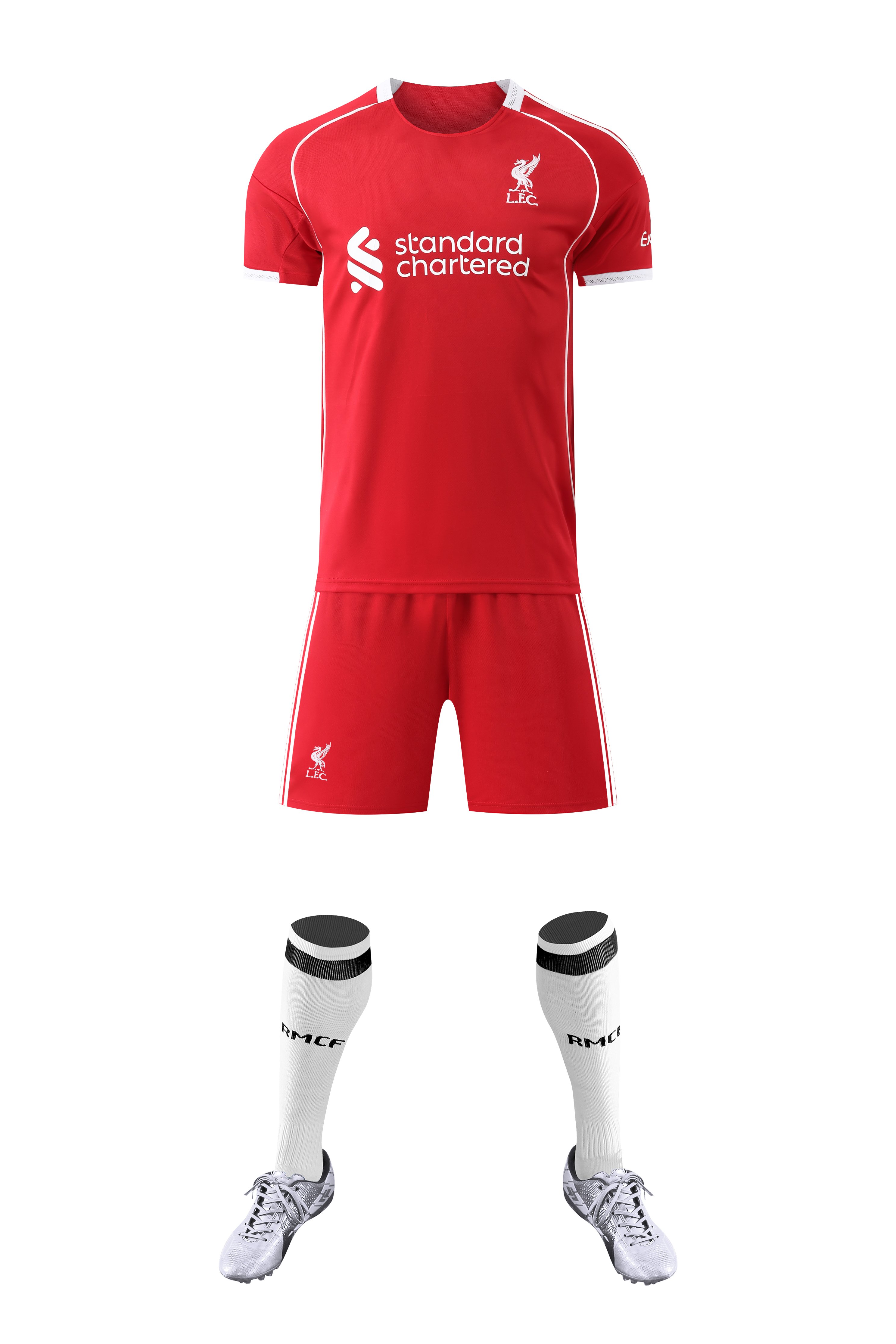No Brand Logo Liverpool home red
