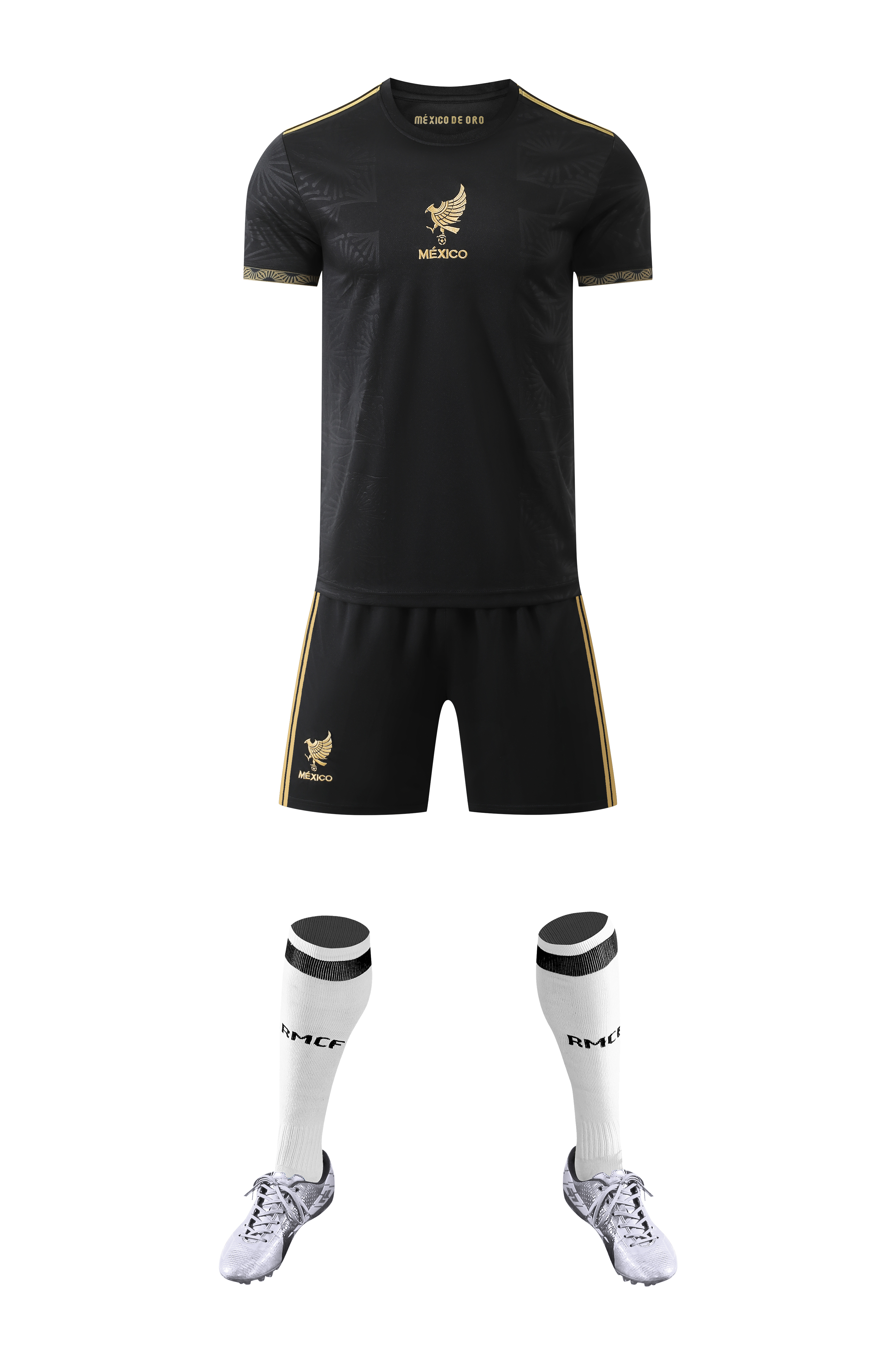 No Brand Logo Mexico Gold Cup Black