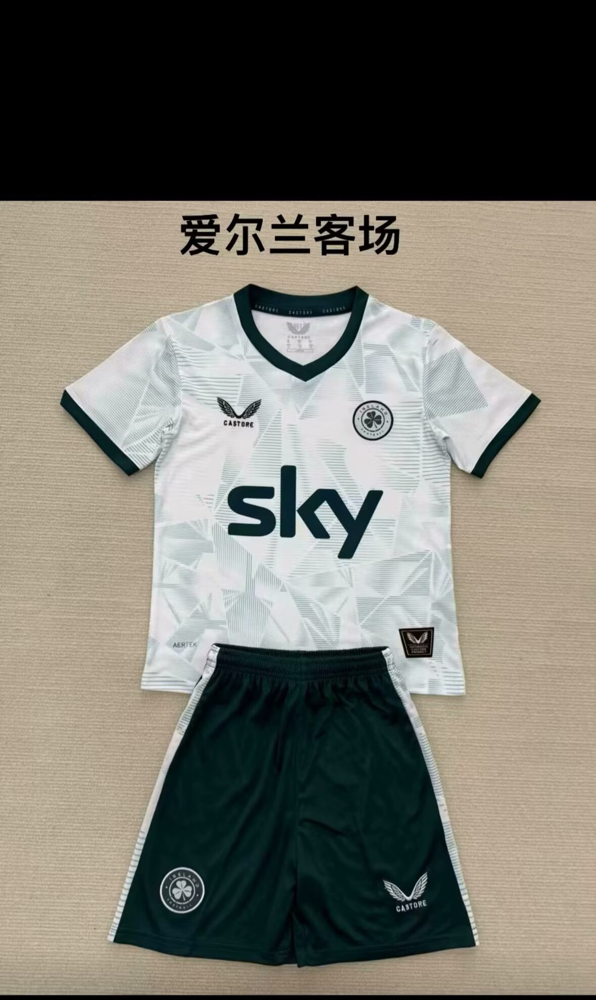 Adults kits 25/26 New (Ireland away)