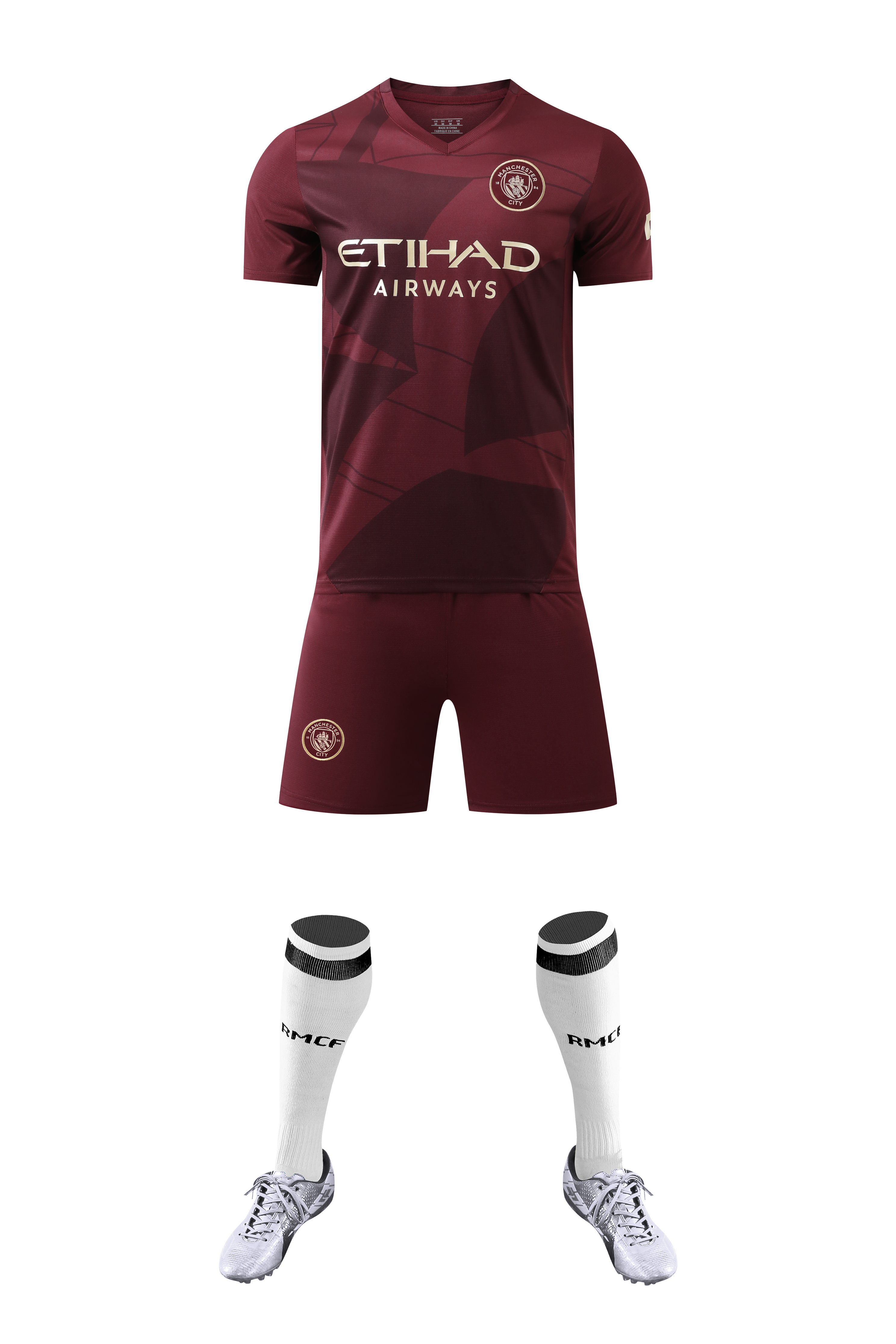 No Brand Logo Manchester City's two away team Jujube