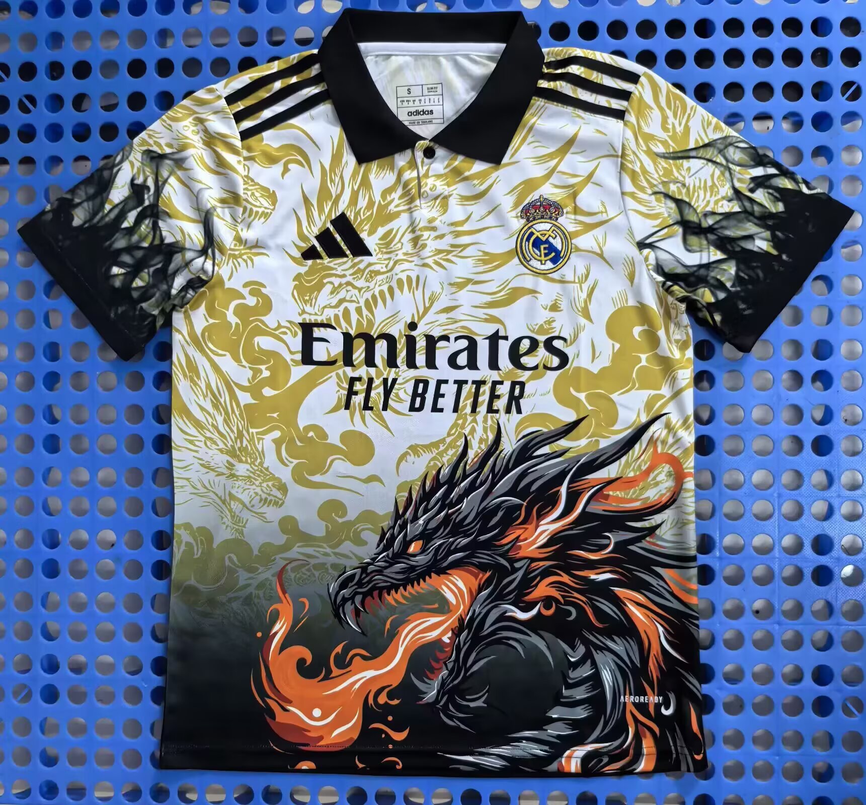 Fans Version 25/26 Real Madrid Leading Edition POLO Yellow