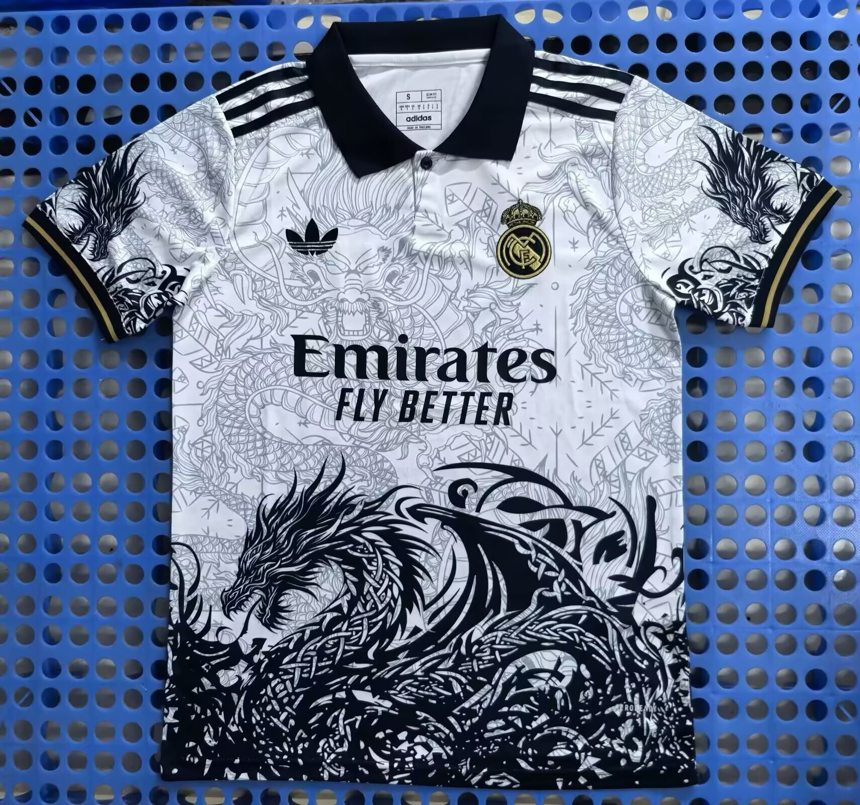 Fans Version 25/26 Real Madrid Leading Edition POLO White