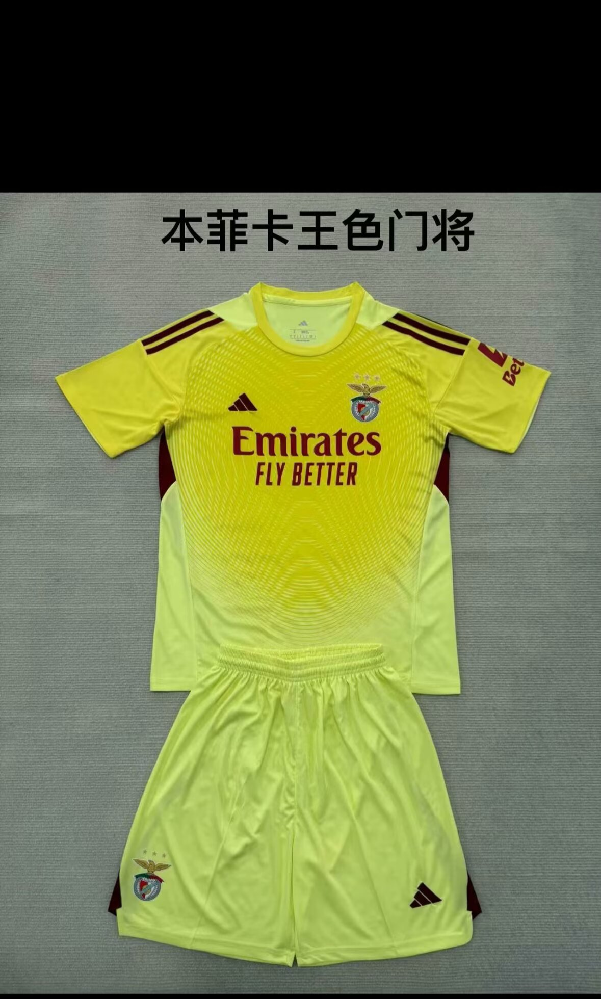 Adults kits 25/26 New (Benfica goalkeeper)