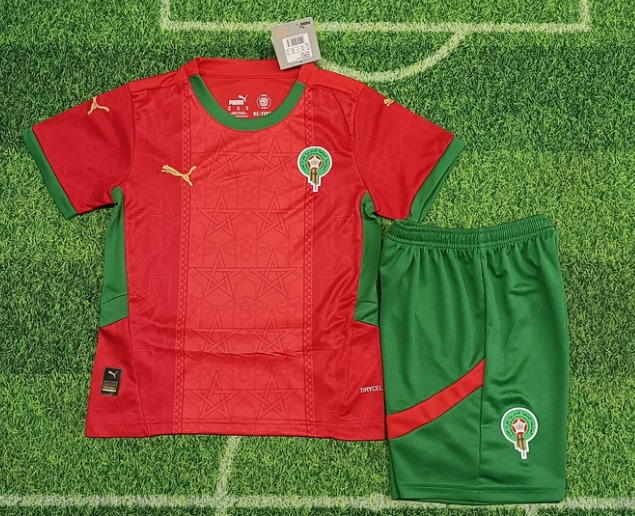 Kids kits 25/26 Morocco home