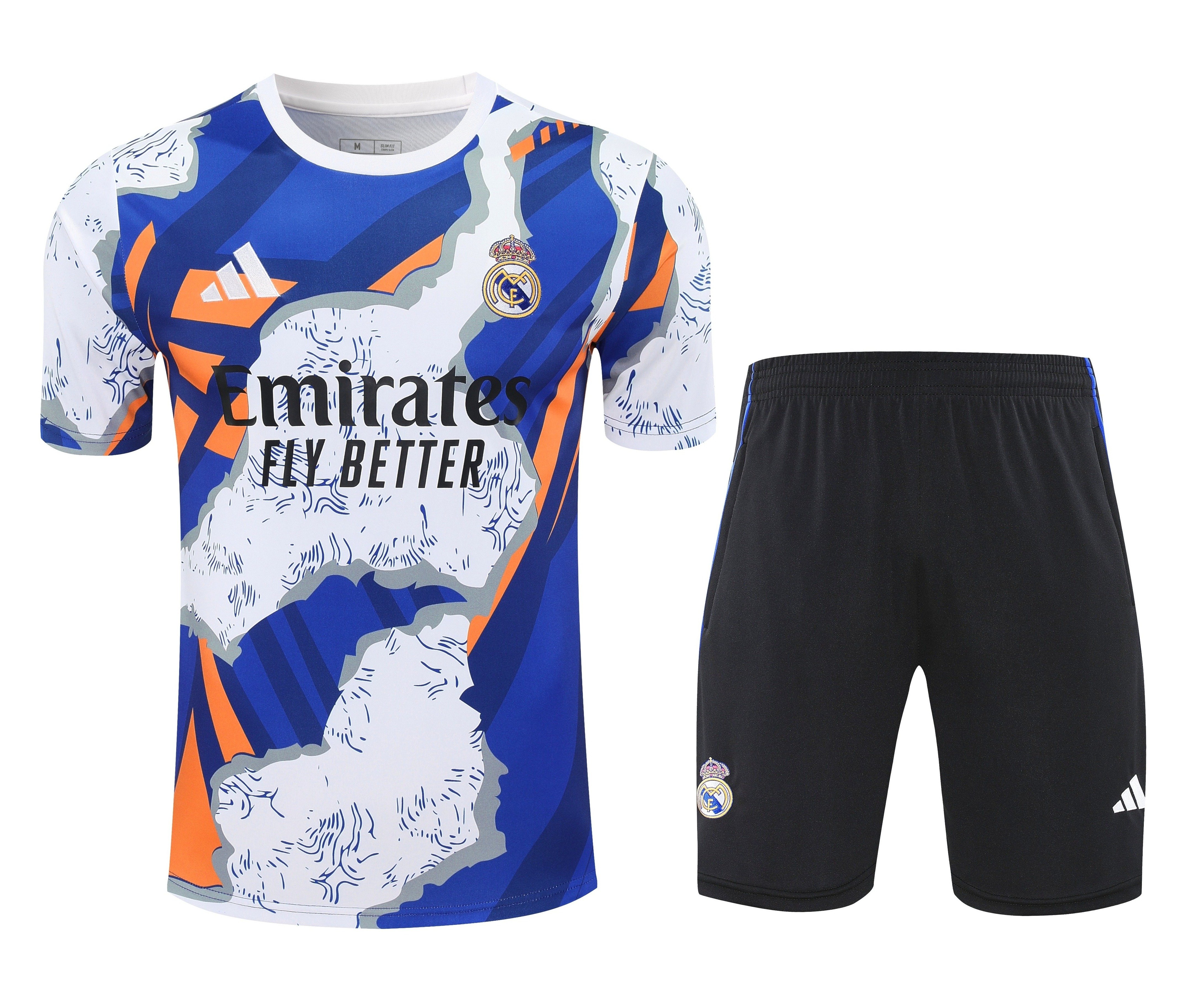 25/26 Real Madrid short sleevedd Adults Training Kits