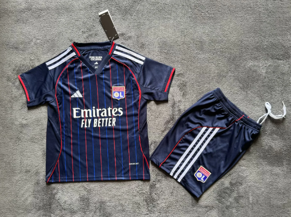 Kids kits 25/26 Lyon away