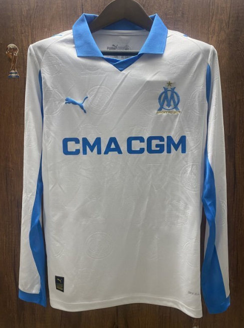 Fans Version 25/26 Marseille Home Long Sleeve