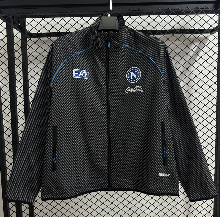 25/26 Naples transfer printing black waterproof windbreaker
