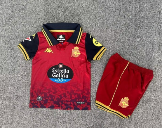 kids Kits 25/26 Deportivo La Coruna Away 