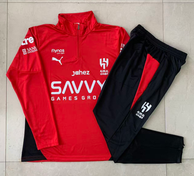  2526 Half Al HILAL Red Tracksuit