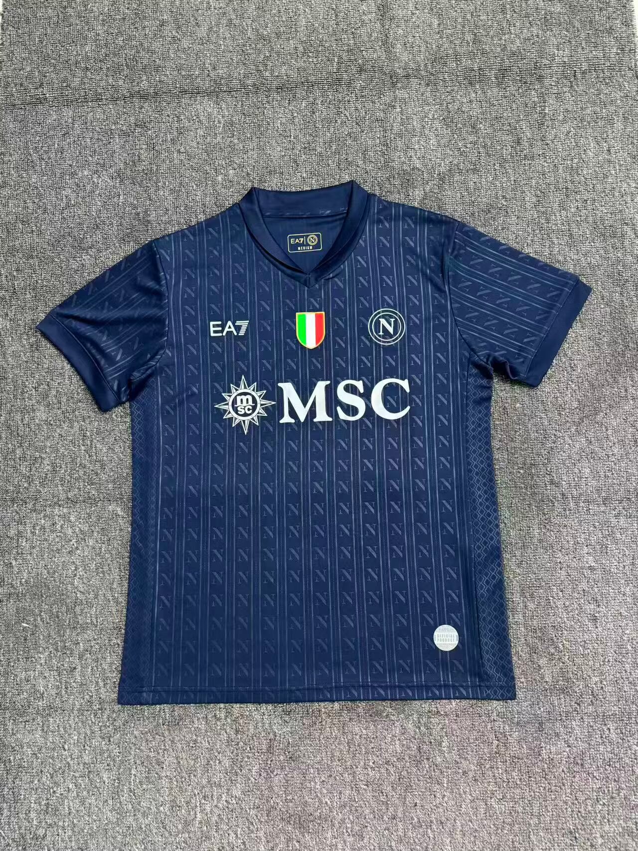  Fan version 25/26 Napoli Champions League version two guest 