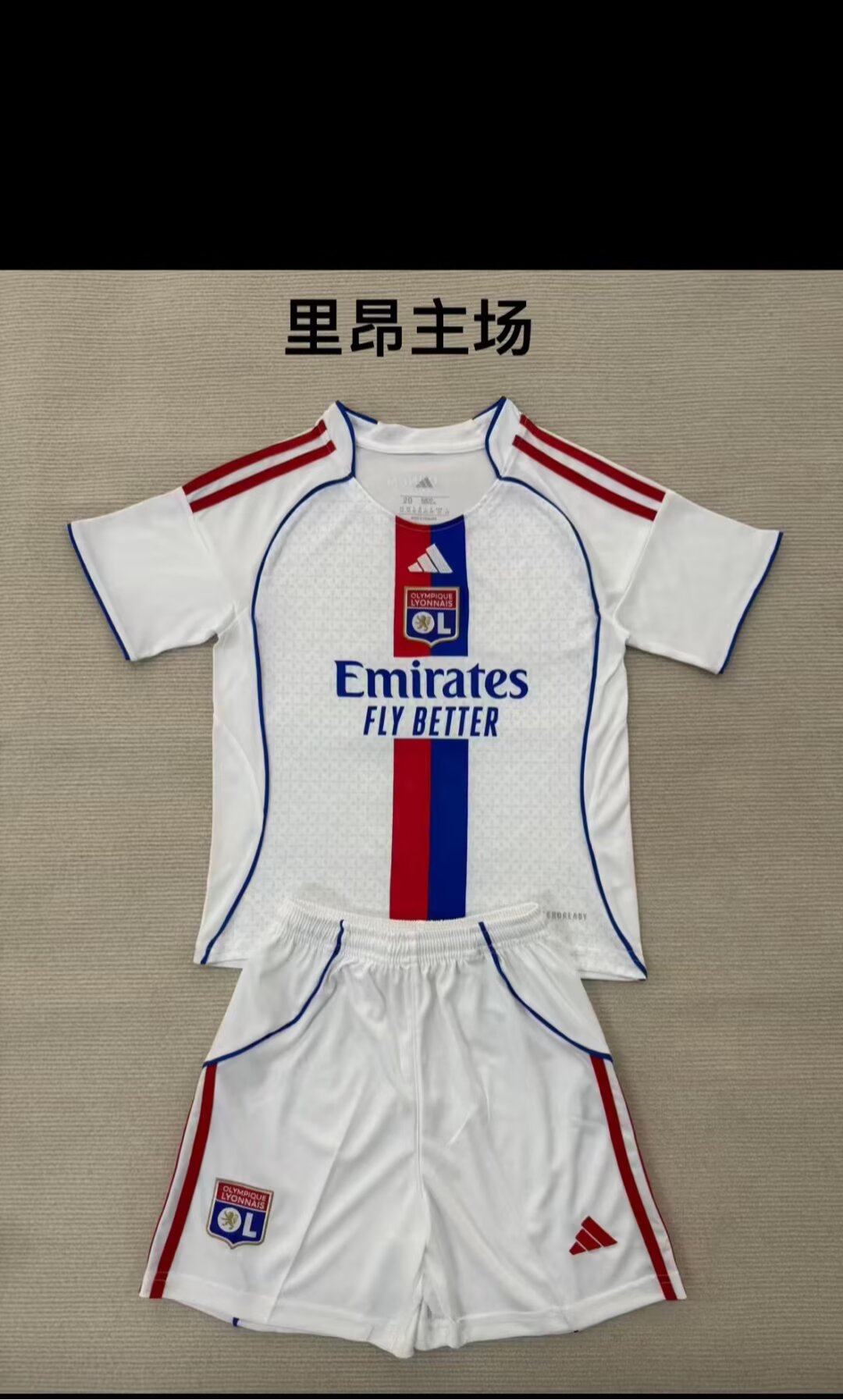  Adults kits 25/26 Lyon home 
